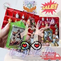 Móc khóa thủ công khung nhựa nàng fox 9 đuôi