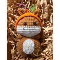 Móc khóa thú handmade - xinh xắn tặng bạn bè, móc khóa balo, túi xách