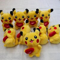 Móc khóa thú nhồi bông Pikachu Doremon thú chuột