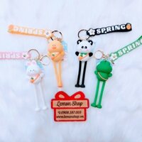 Móc Khóa Thú Nhựa Chân Dài