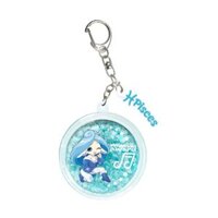 Móc khóa Tòong-teng nhựa cung hoàng đạo kèm phụ kiện logo bên trong có kim tuyến bồng bềnh độc đáo cá tính – Lớp Học Mật Ngữ