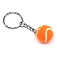 Móc khóa trái banh tennis làm phụ kiện cho người mê thể thao - Orange - 2cm