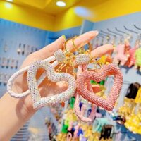 Móc Khóa Trái Tim Đính Đá