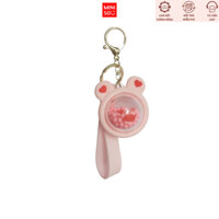Móc khóa trang trí cao cấp Pink Romance Beat Head chính hãng Miniso Móc khóa balo túi sách dễ thương 583688