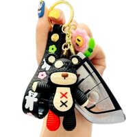 Móc Khóa Trang Trí Hoạt Hình Gấu Bearbrick Silicon Dễ Thương, Móc Treo Túi Balo Đáng Yêu – Dmastore