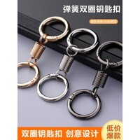 Móc khóa treo eo vòng cao cấp, móc khóa xe điện, móc khóa đôi vòng mới mùa xuân 2024