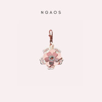 Móc Khóa Treo Trang Trí Túi Xách NGAOS Rose Charm - Vegan Leather