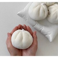 Móc khóa túi sang trọng bánh bao Mochi dễ thương DEDERIT