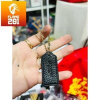 Móc khoá túi xách Coach Replacement 2.5” Hang Tag Brown Patent Logo Charm Keychain chính hãng