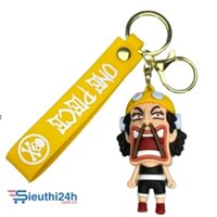 Móc Khóa Usop - Dây móc dài : 11cm - Mô Hình Cao : 7.5cm - Nặng : 50gram