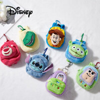 Móc khóa ví tiền xu sang trọng hình chú gấu dâu Disney đáng yêu dành cho trẻ em - Ví Mini dễ thương và ba lô đồ chơi sang trọng Charm
