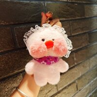 Móc Khóa Vịt Con Lolita Nhồi Bông Siêu Đáng Yêu, Móc Khóa Thú Nhồi Bông Làm Quà Tặng Xinh Xắn – Dmastore