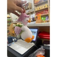 Móc khóa vịt đi học handmade - Quà lưu niệm