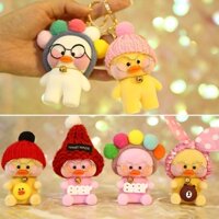 Móc Khóa Vịt Nhồi Bông mini Dễ Thương