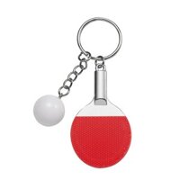 Móc khóa vợt bóng bàn bán chạy xuyên biên giới, mặt dây chuyền thực tế, móc khóa vợt bóng bàn mini, bán buôn đồ thể thao