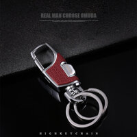 Móc khoá xe GADO móc chìa khóa xe máy ô tô OMUDA C3718 có chốt cài khóa quần - Đỏ