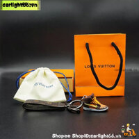 Móc Khóa Xe Hơi Bằng Da Hình Giày Cao Cấp Kèm Hộp Quà [móc chìa khóa xe máy]