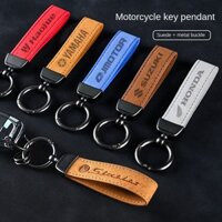 Móc khóa xe máy bằng da Móc chìa khóa cho Ducati BMW Kawasaki Yamaha KTM Honda Apulia Triumph Halley