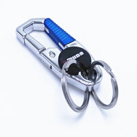 Móc Khóa Xe Máy Thái Lan OMUDA Có Chốt Khóa Đeo Thắt Lưng INOX Cao Cấp K3747 - Xanh