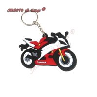 Móc Khóa Xe Moto 3D Cao Su