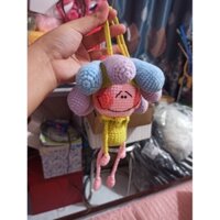 Móc len - Bông hoa dễ thương treo balo