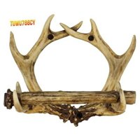 Mộc Mạc Hươu Nhung Treo Tường Giấy Vệ Sinh Nước Mỹ Nhựa Thủ Công Giấy Giá Để Đồ Trang Trí Nhà Cửa