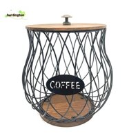 Mộc Mạc K Cốc Người Tổ Chức Cho Thanh Cà Phê Phụ Kiện Trang Trí Cho Quầy, Cà Phê Pods Bảo Quản Màu Đen 1 Mảnh