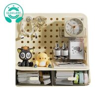 Móc Ngăn Kéo Loại Lỗ Ban Thẻ Nhỏ Đứng Màn Hình Để Bàn Thần Tượng Hộp Bảo Quản Bàn Văn Phòng Phẩm Tổ Chức Lưu Trữ