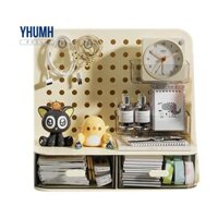 Móc Ngăn Kéo Loại Lỗ Ban Thẻ Nhỏ Đứng Màn Hình Để Bàn Thần Tượng Hộp Bảo Quản Bàn Văn Phòng Phẩm Tổ Chức Lưu Trữ