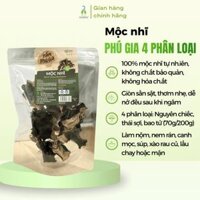 Mộc nhĩ khô Nấm Phú Gia bao tử/nguyên cái/thái sợi 70g/200g - 100g - 150g