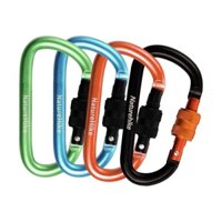 MÓC NHÔM CARABINER KHOÁ VẶN NATUREHIKE 8CM NH15A008-D