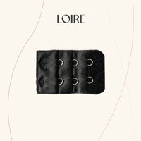 Móc Nối Áo Ngực Loirechic MC0102 - Loại móc 2 cài - Đen