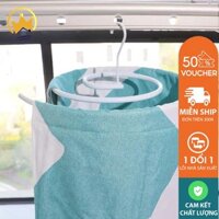 Móc phơi chăn hình tròn bằng inox 304 không rỉ tiện lợi dang xoắn, móc treo chăn mền chịu lực cao