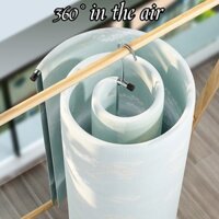 Móc Phơi Chăn Mền Dạng Xoắn Tròn Đa Năng Có Thể Gấp Gọn