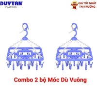 Móc phơi quần áo 24 kẹp Combo 2 bộ