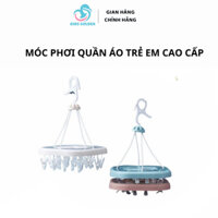 Móc phơi quần áo trẻ em LAXSON nhựa cao cấp vuông
