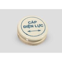 Mốc Sứ Cảnh Báo Cáp Điện Ngầm- An toàn điện