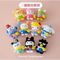 Móc thủ công Sanrio Mặt dây chuyền Búp bê làm bằng tay Hello Kitty Giai điệu Kuromi Pochacco Pom Purin Chim cánh cụt mát mẻ Korobi có thể được tùy chỉnh