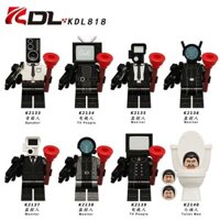 Moc Toilet Man Superman Monitor Man Audio Man Khối xây dựng lắp ráp Minifigure Toy KDL818