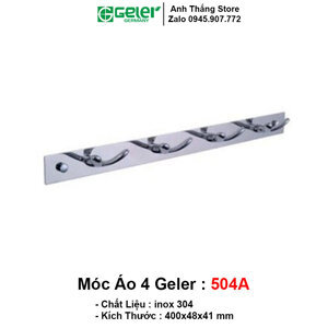 Móc treo áo 4 vấu Geler 504A