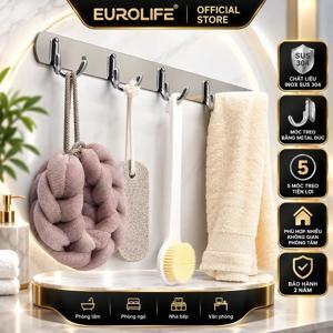 Móc treo áo 5 chấu Inox Eurolife EL-M1