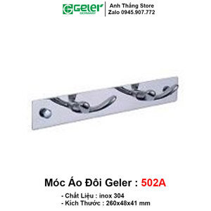 Móc treo áo inox Geler 502A