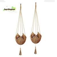 Móc treo cây, chậu treo cây, chậu treo tường thủ công cho ngoài trời trong nhà (KHÔNG bao gồm nồi), 2 gói