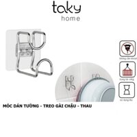 Móc Treo Chậu - Dán Tường Nhà Tắm, Treo Thau, Chậu Giặt, Treo Đồ Đa Năng, Không Khoan Đục. TakyHome 2013