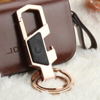 Móc treo chìa khóa đa năng ô tô, xe máy, gia đình - Thương hiệu cao cấp Jobon ZB-018 - Hàng Nhập Khẩu - Màu Vàng