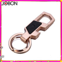 Móc treo chìa khóa đa năng ô tô, xe máy, gia đình thương hiệu cao cấp Jobon ZB-018 - Vàng, Bạc, Ghi - Hàng Nhập Khẩu - H