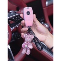 Móc Treo Chìa Khóa , Móc Treo Chìa Khóa Ô Tô Gấu Đính Đá