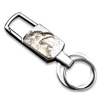 Móc Treo Chìa Khóa Ô tô Xe Máy BCK2-605 Xoay 360 Có Móc Đỉa Quần Nhỏ Gọn