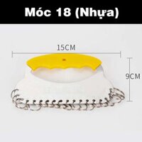 Móc Treo Chìa Khóa, Tay Cầm Giữ Thẻ Ghi Nhớ Ghi Chú Tag Name Đánh Dấu Vali Hành Lý Du Lịch Legaxi - Móc 18 Tay nhựa