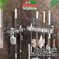 Móc Treo Chổi Kẹp Treo Cây Lau Nhà Hút Chân Không Siêu Chắc, Giá Móc Treo Đồ Đa Năng Chịu Lực Tốt Daily Home - MTC01